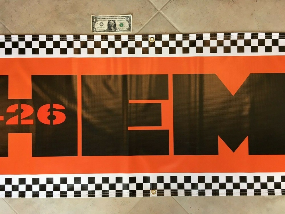 HEMI Garage Banner Sign (Large 2'x5')