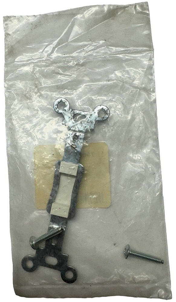 756W White Blank Insert w/Strap for STD Switch Plate **Free Shipping**