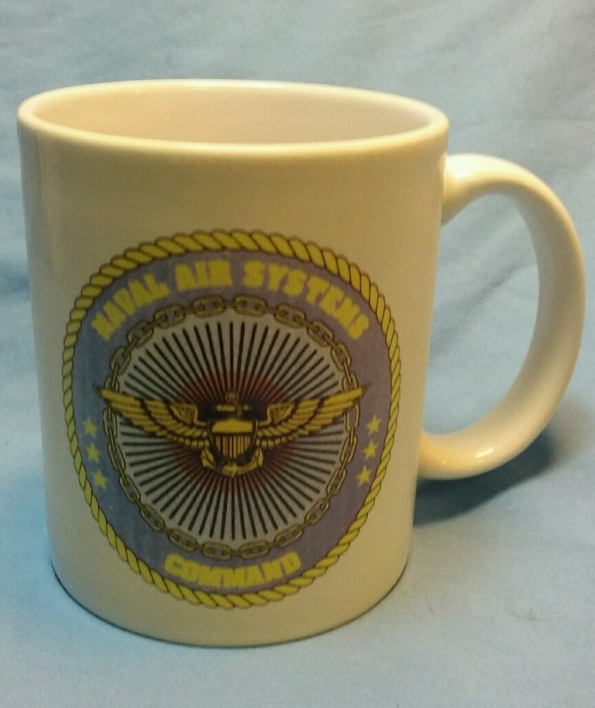 NAVAL AIR SYSTEMS COMMAND "PROGRAM MANAGEMENT" COFFEE CUP