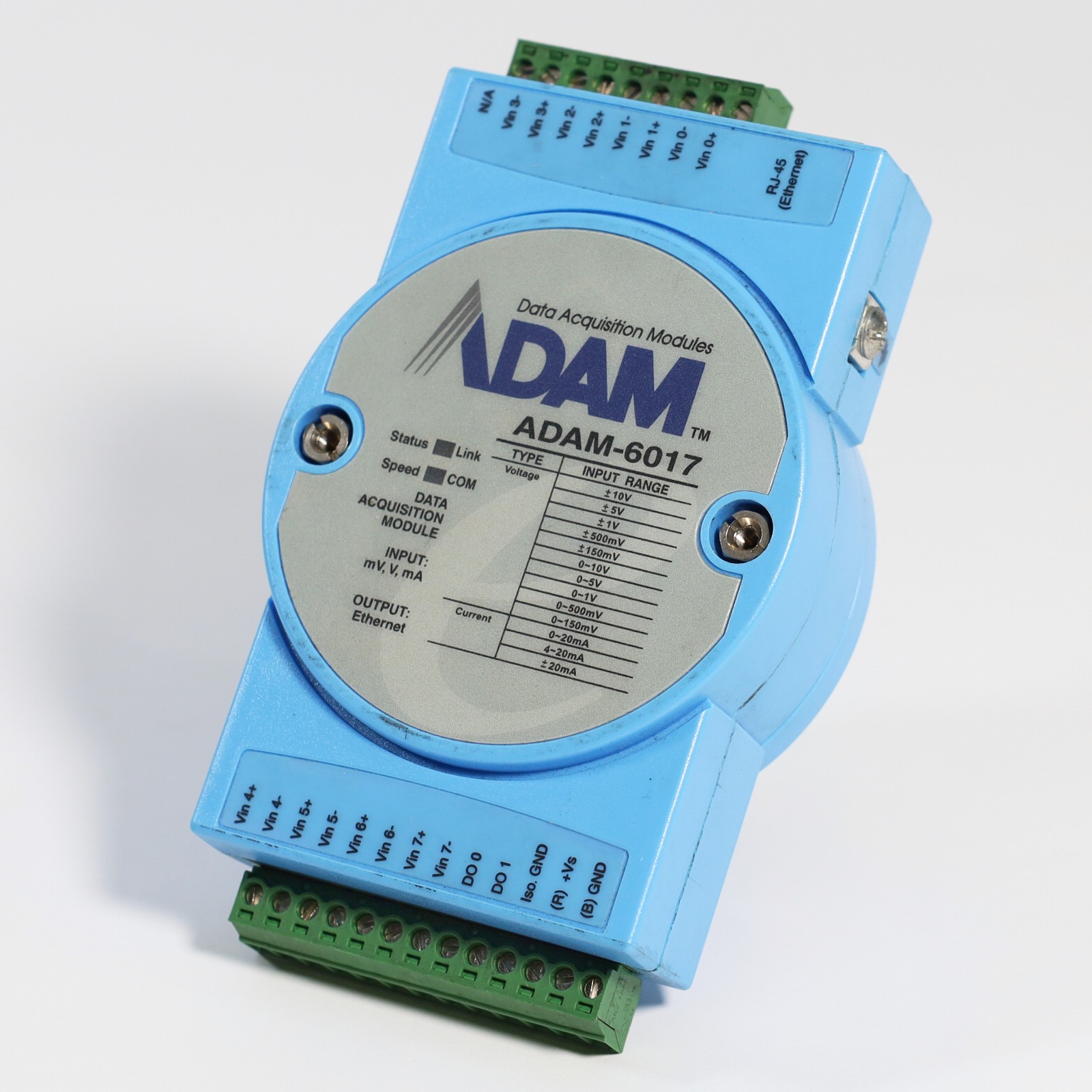 Advantech ADAM-6017 8ch Isolated Analog Input Modbus TCP Data Acquisition Module
