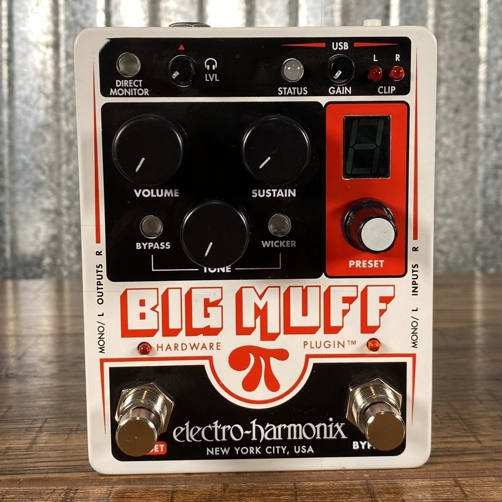 EHX Big Muff Pi Distortion Hardware Plugin Interface Guitar Effect Pedal
