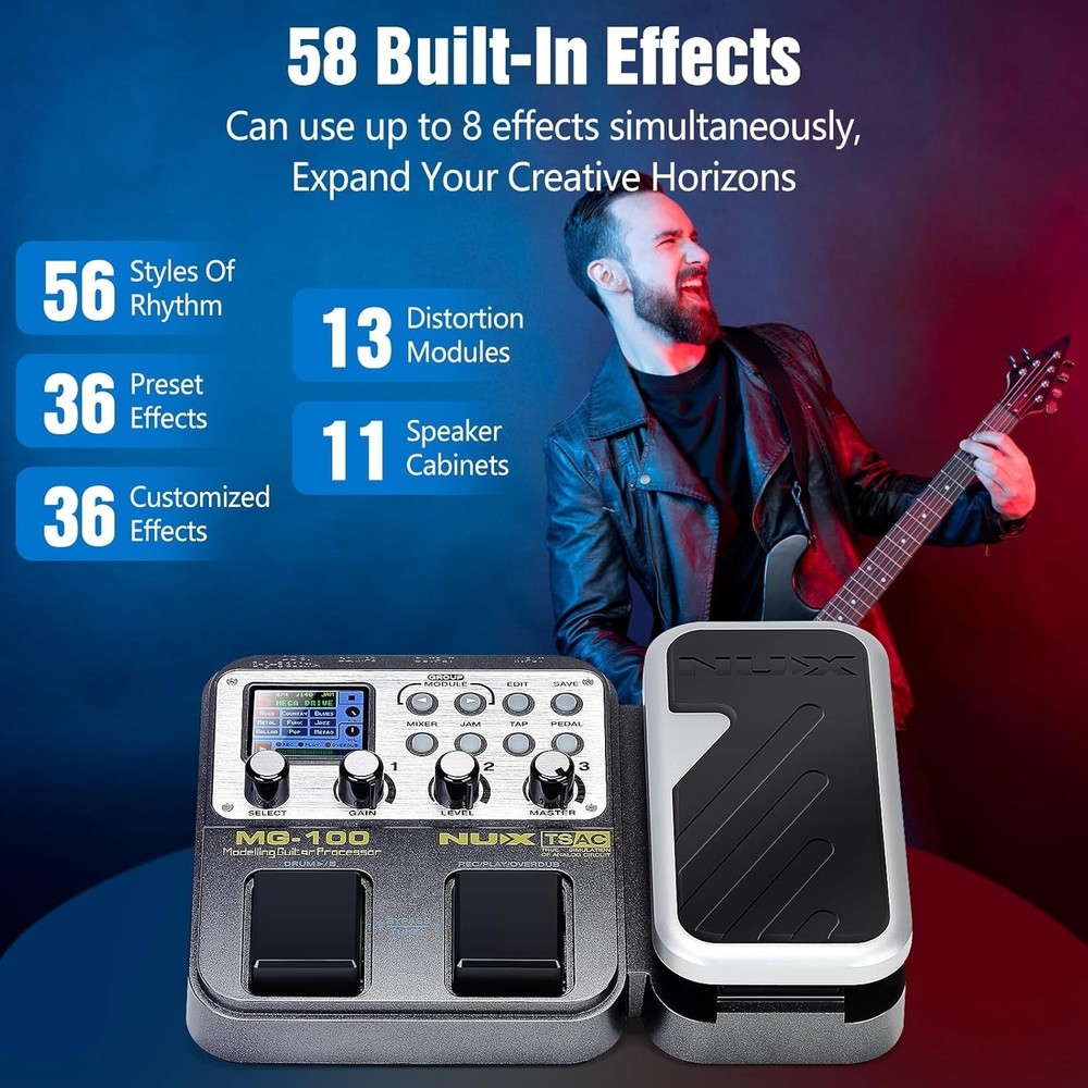 MG-100 Guitar Effects Processor for Live Performances