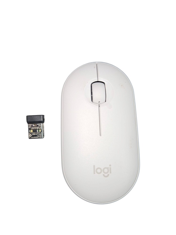 Logitech - MK470 Full-size White Wireless Scissor Keyboard and Mouse Bundle