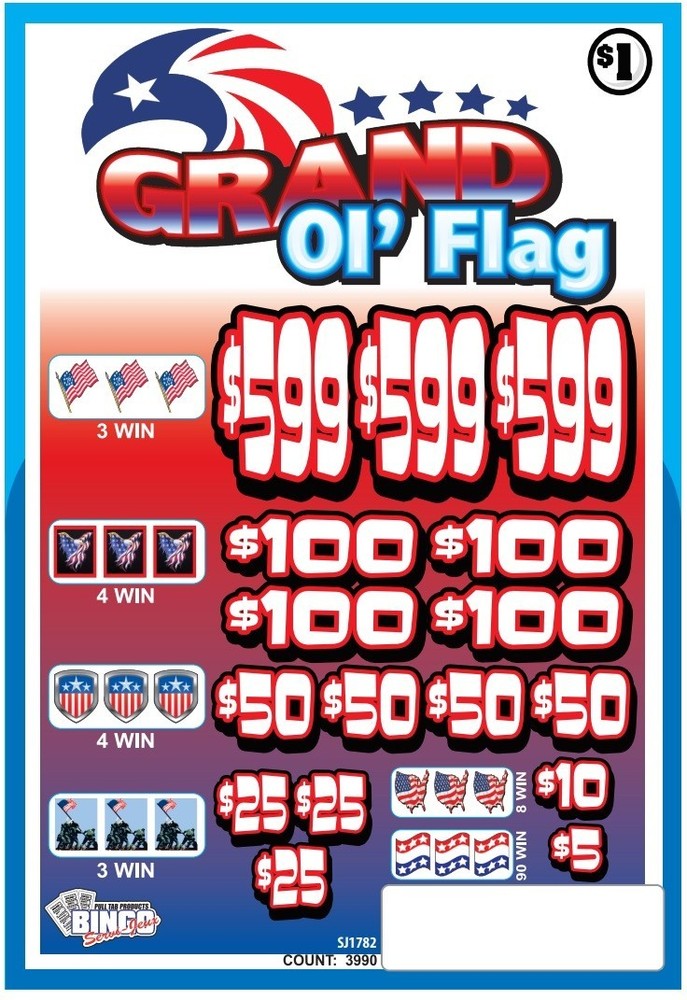 NEW pull tickets GRAND OL' FLAG - Instant Tabs