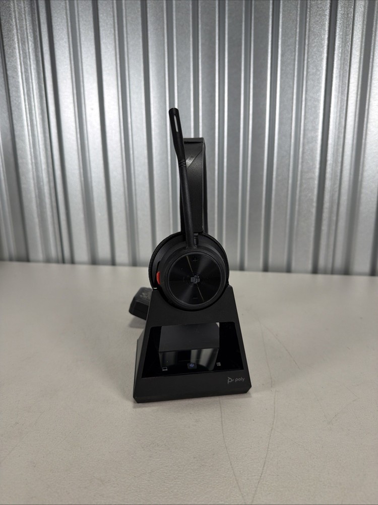 Plantronics Poly Savi 7300 Series Wireless Headset 7310 w/ Base & Power Adapter
