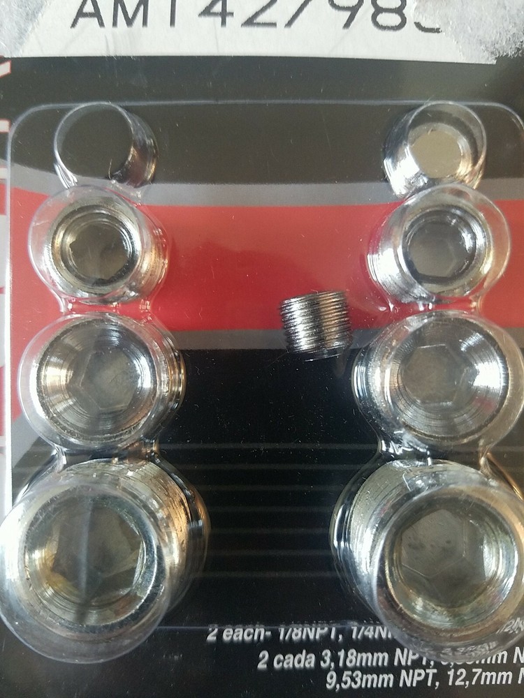 Spectre Performance 60183 Chrome Pipe Plug Kit