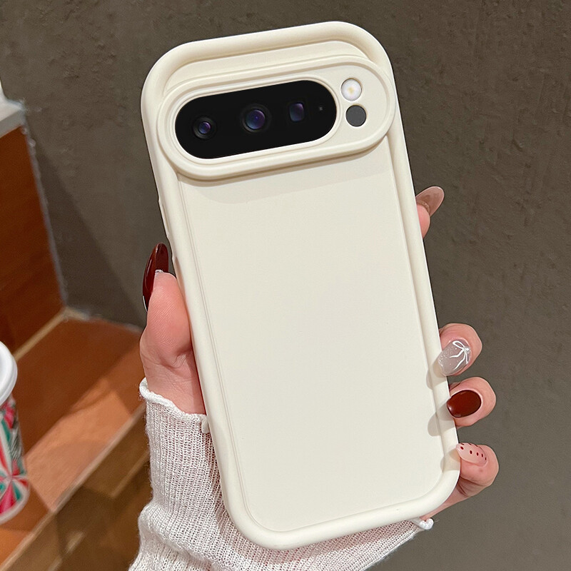 Shockproof Plain Phone Case For Google Pixel 9 Pro XL 8A 8 7 7A Soft Matte Cover