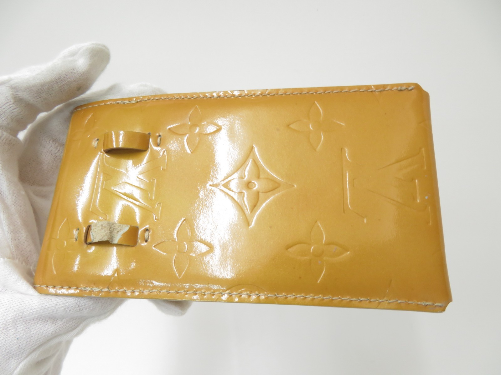 LOUIS VUITTON Cigarette Case Monogram Vernis shoulder bag F#50588