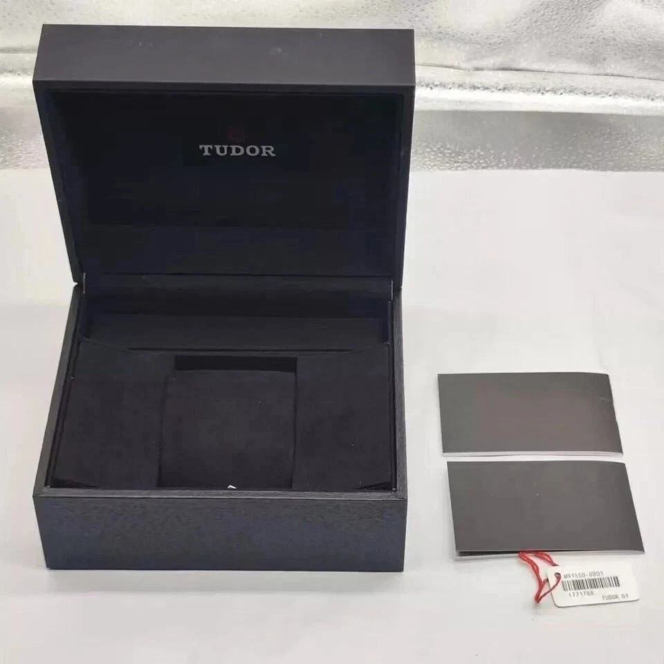 New Tudor Black Watch Box Set: Red Bag, Cards Included for a Complete Experience