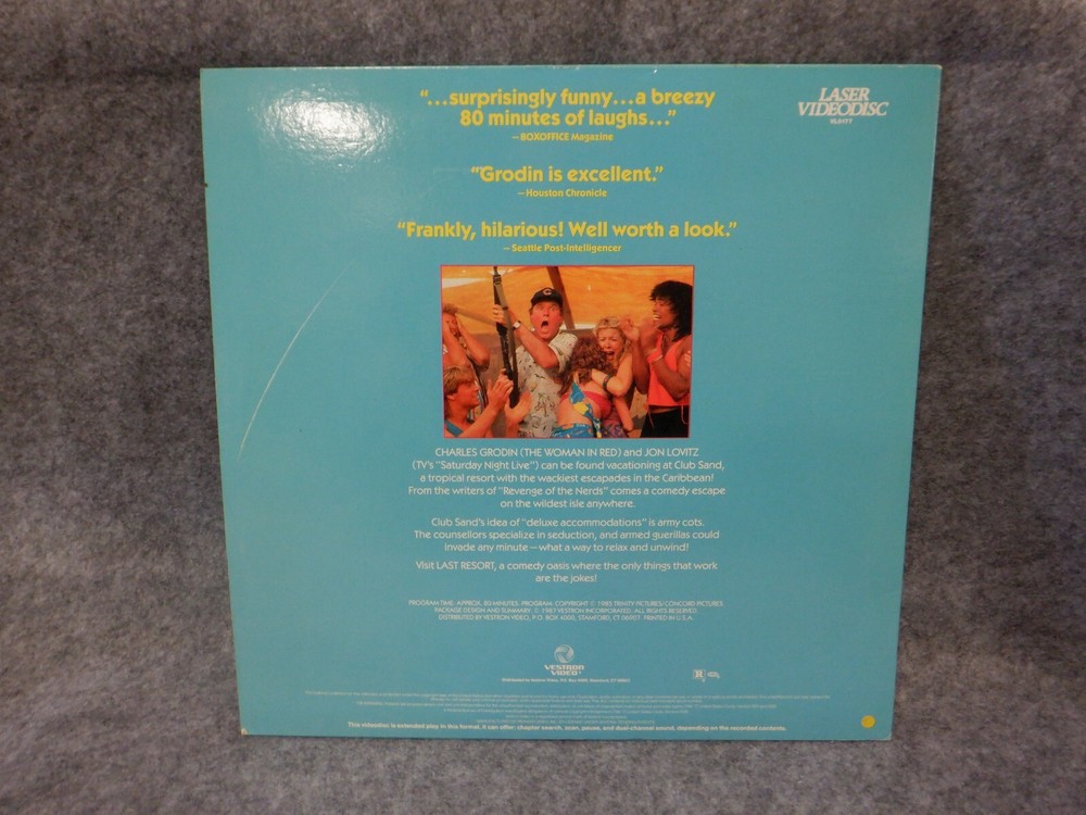 Laserdisc - Last Resort Extended Play - Great Condition