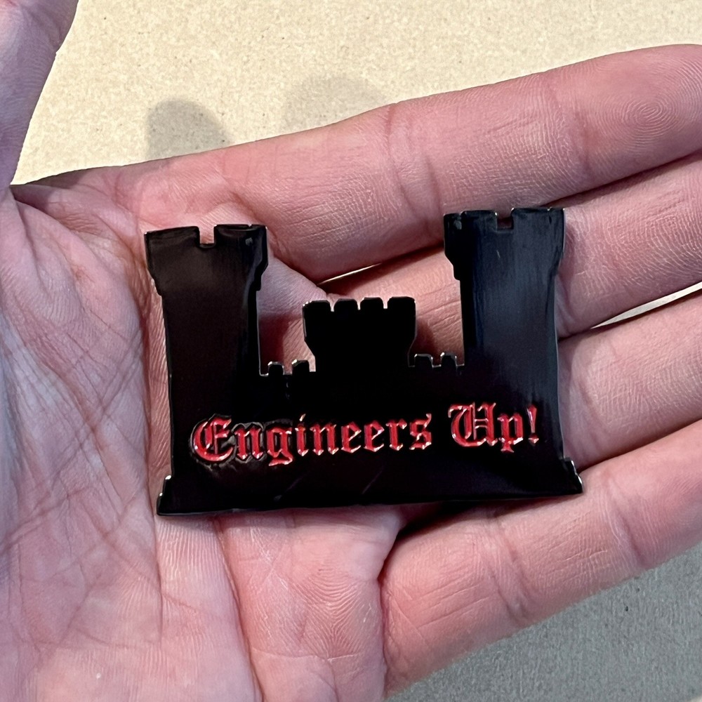 Engineer Castle Challenge Coin - Engineers Up