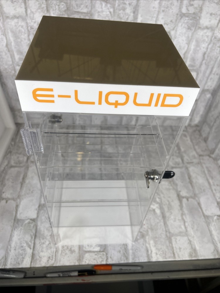 Clear 4 Shelf Acrylic Display Case