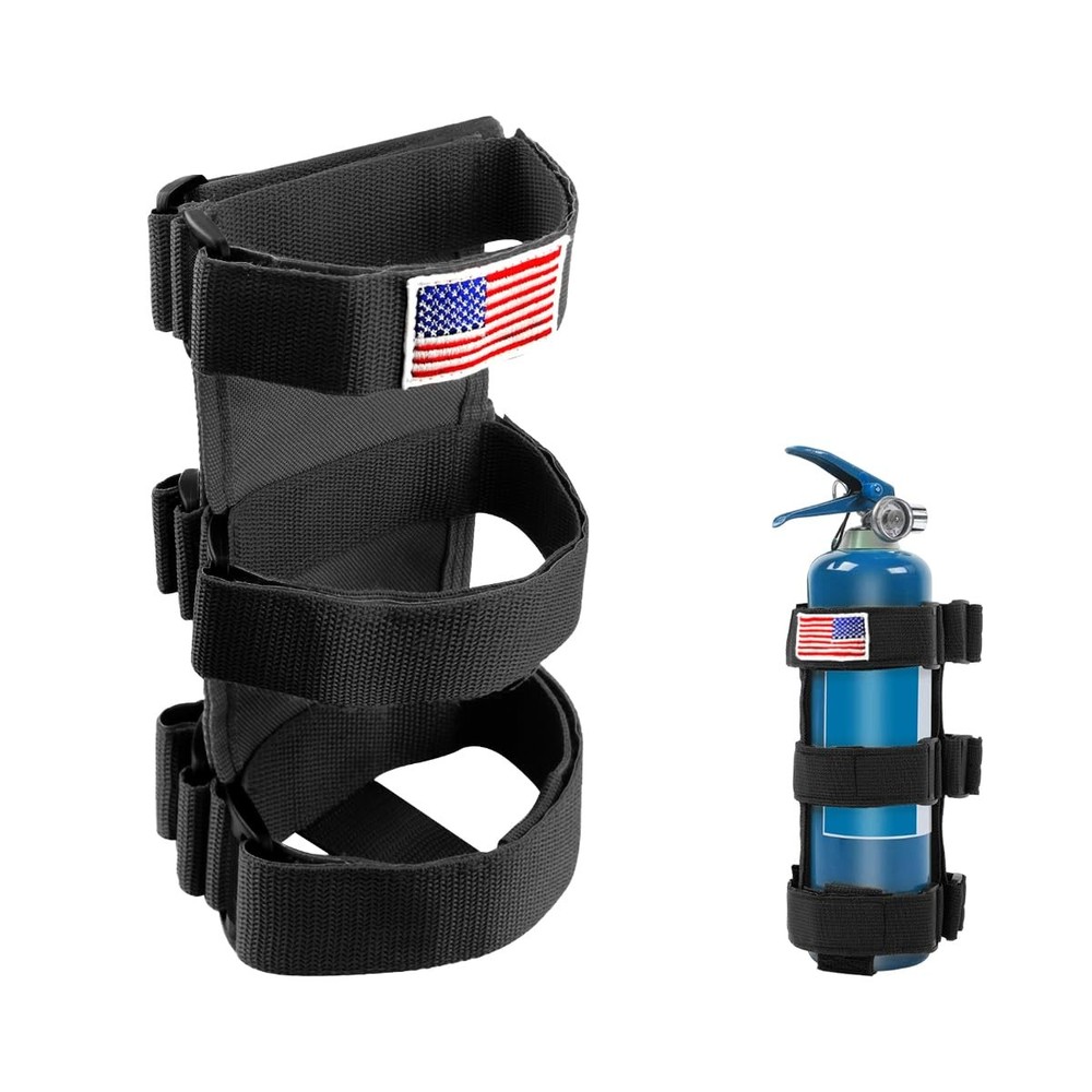 Roll Bar Fire Extinguisher Holder, Adjustable Extinguisher Fixed Belt Holder ...