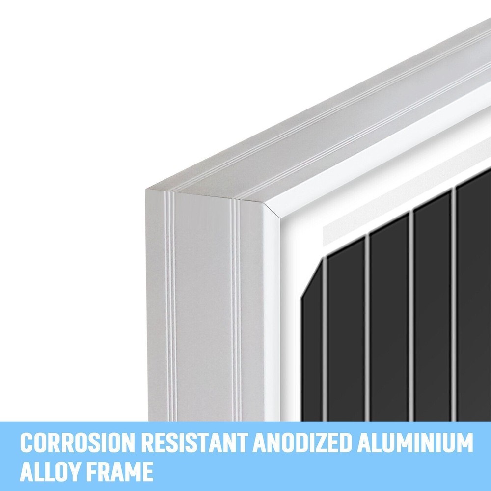 200W Monocrystalline Solar Panel High Efficiency Mono Module RV Boat Off Grid