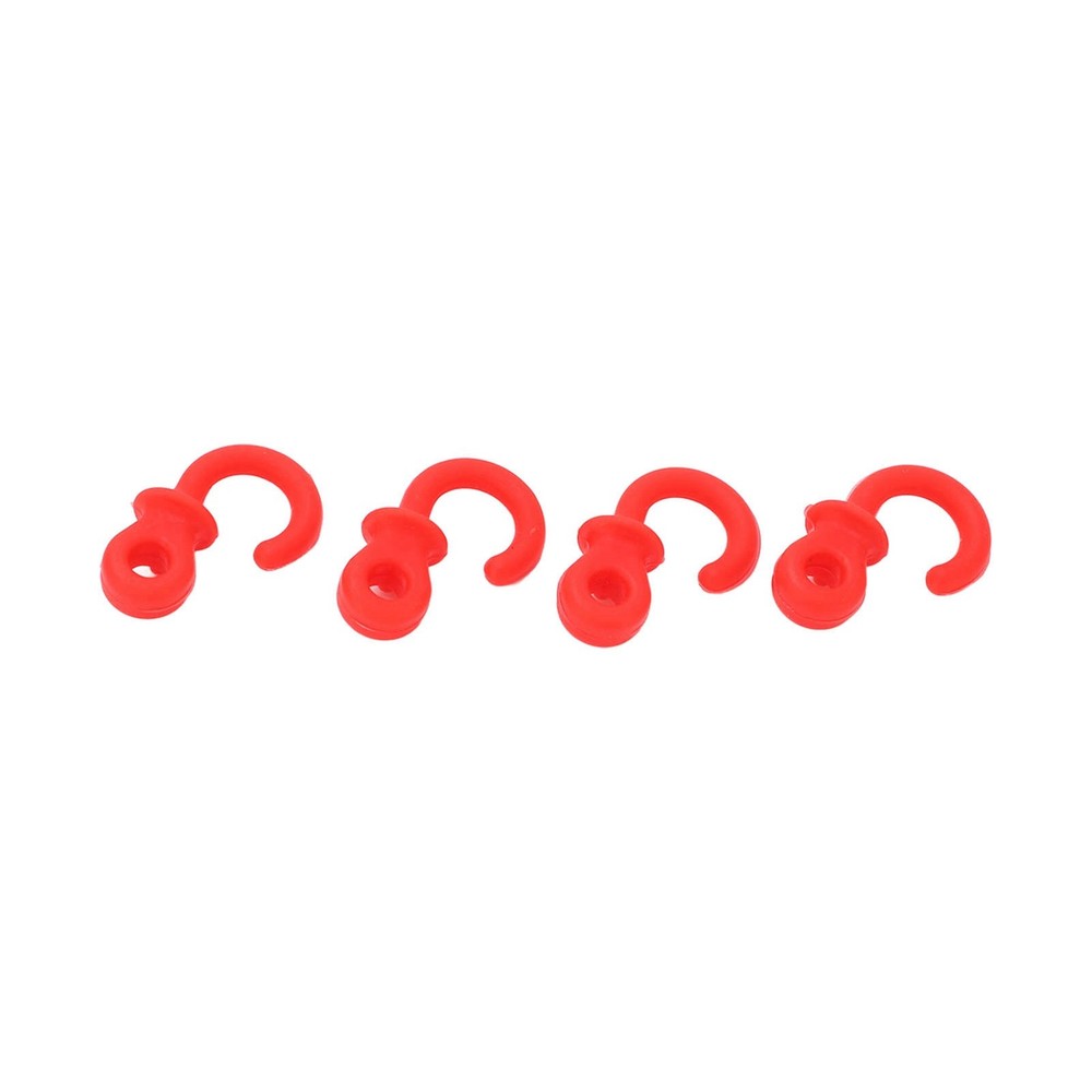 4x Archery String Silencers Monkey Tail Compound Bow String Stabilizer Red