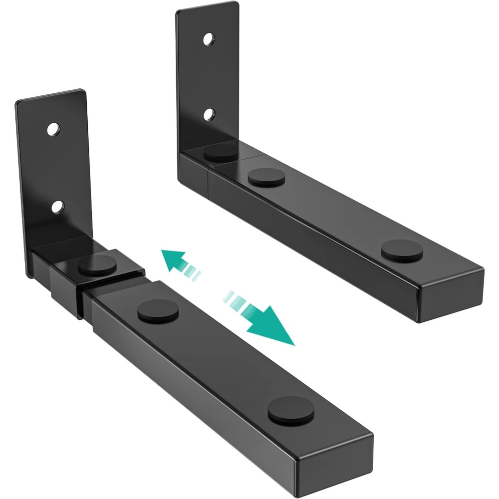 WALI Center Channel Speaker Wall Mount, Speaker, Black