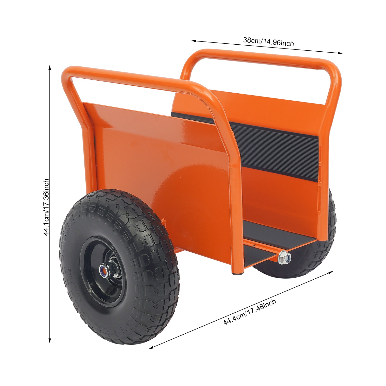 Slab Dolly, Heavy Duty Panel Dolly Cart, Panel Dolly with 10-Inch Tires