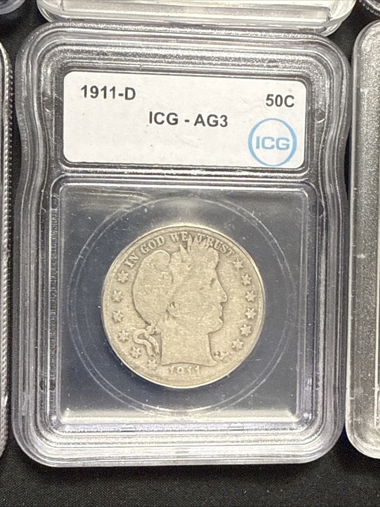 6 Silver Slabs Halves Lot