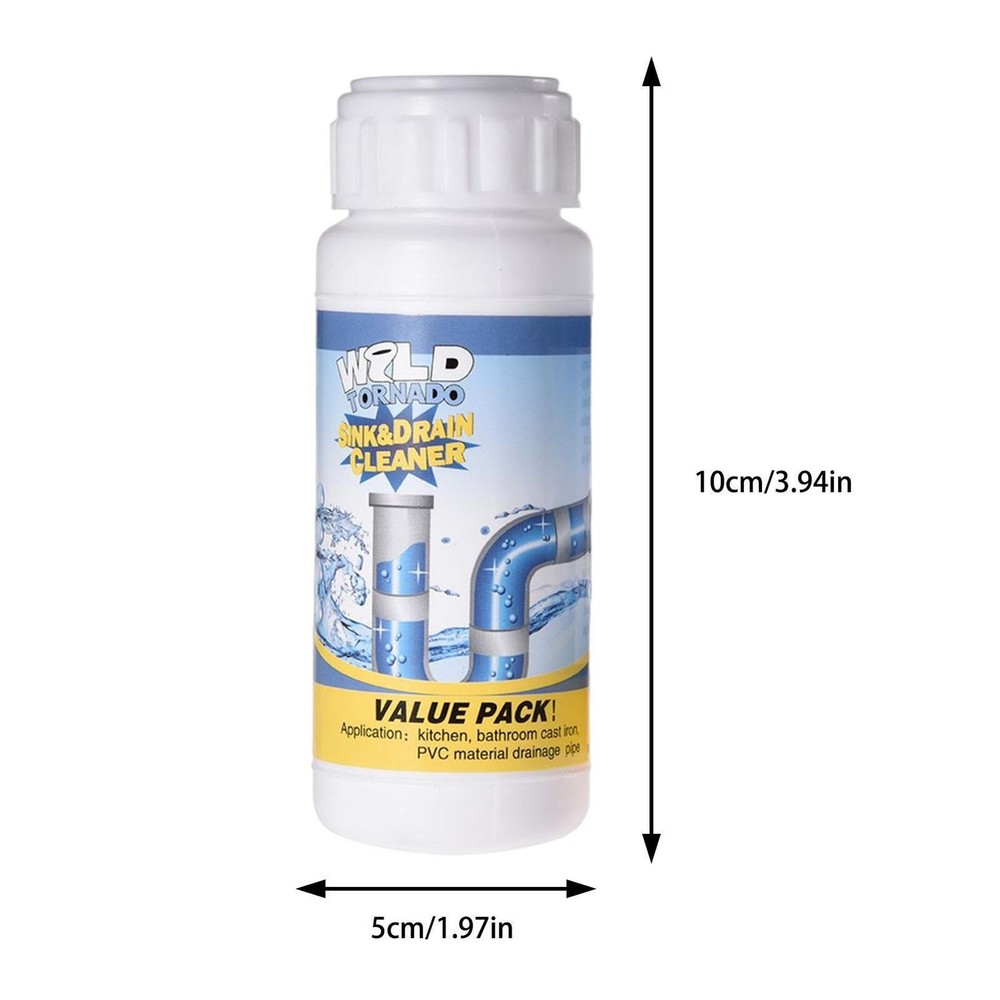 Wild Powerful Sink & Drain Cleaner Efficiency Clog Remover & Clean