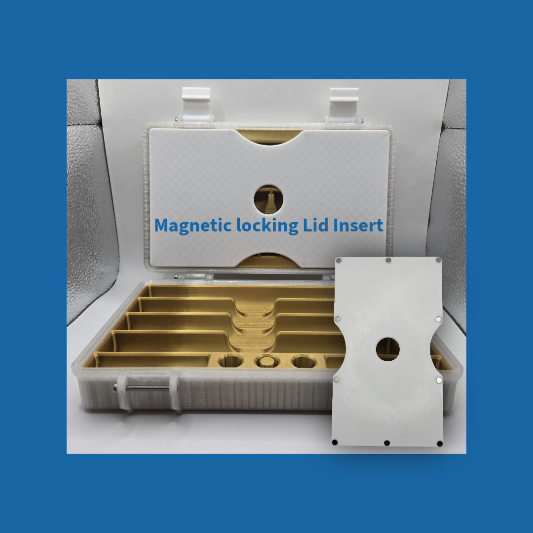 MetaTRIM 3D Printed Peptide Pen Case Reconstitution Station & Storage Organizer