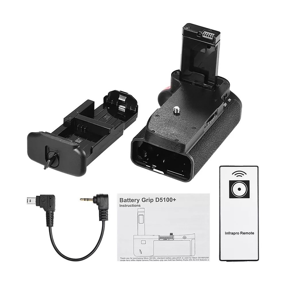 MB-D5100 Vertical Battery Grip Handler for Nikon D5100 D5200 Digital SLR Camera