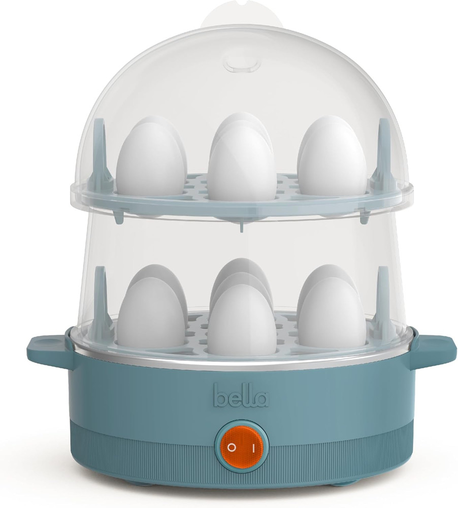 Electric Egg Cooker, 14 Eggs Capacity Tray, Double Stack, for Poached, Scrambled