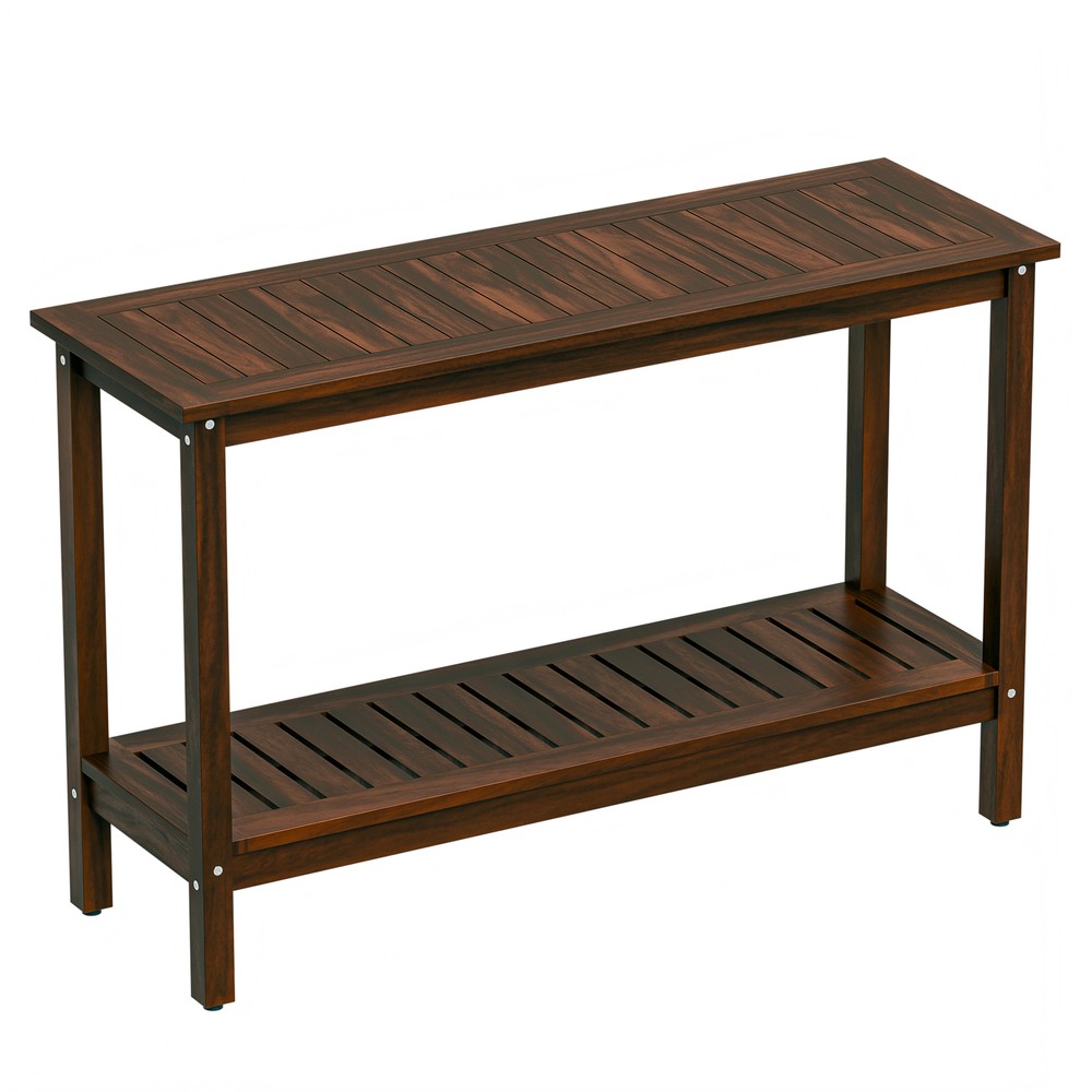 48" Console Table In/Outdoor Multifunctional Buffet Bar Storage Organizer Coffee