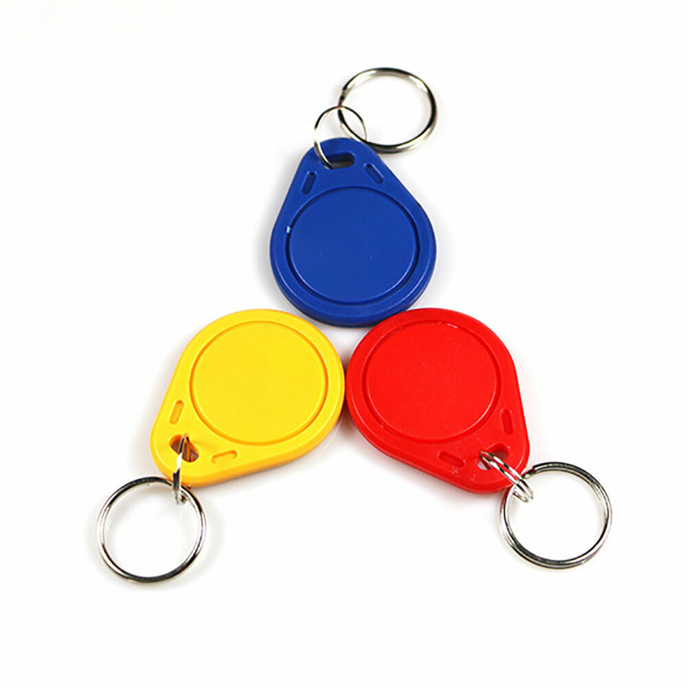 50Pcs RFID 125KHz Writable Rewrite T5577 Keyfobs Proximity Access Tags