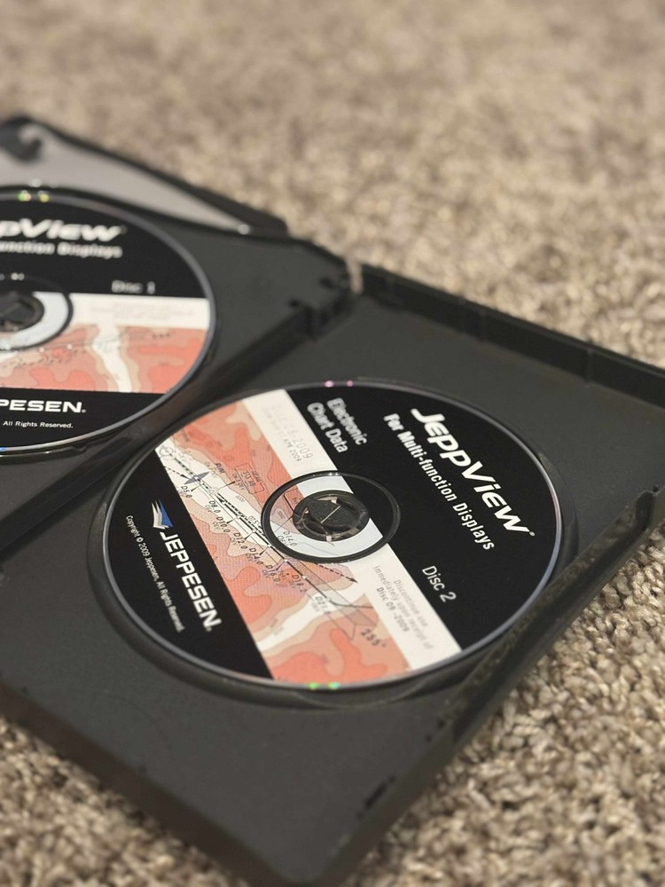 Jeppeson Electronic Chart JeppView For Multi-function Displays~Vista 2009 CD-Rom