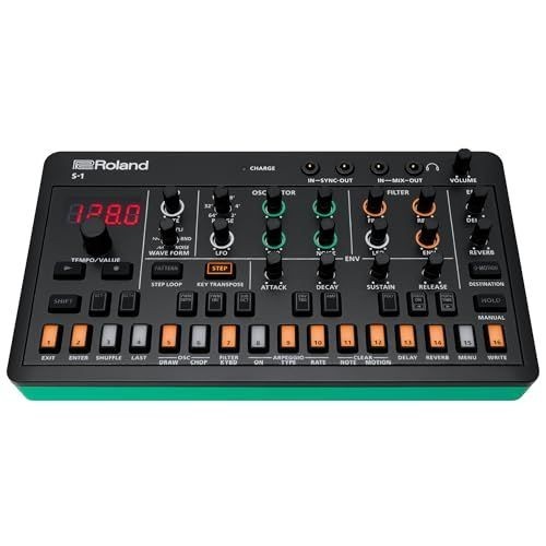Roland Tweak Synthesizer S-1 AIRA Compact Polyphonic Module S1 Black Sequencer