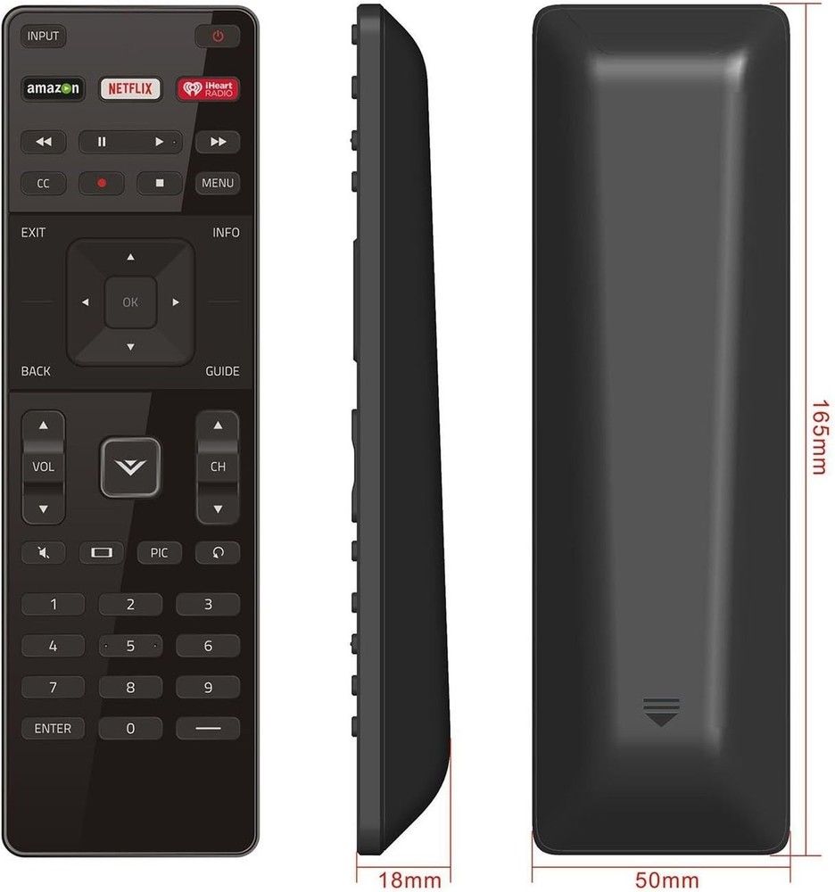 Universal Remote Control for Vizio Smart TV, XRT122 Compatible with...