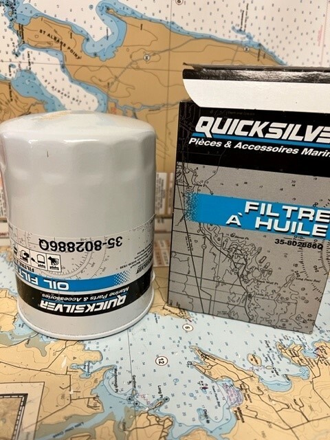 Quicksilver #35-802886Q Oil Filter.