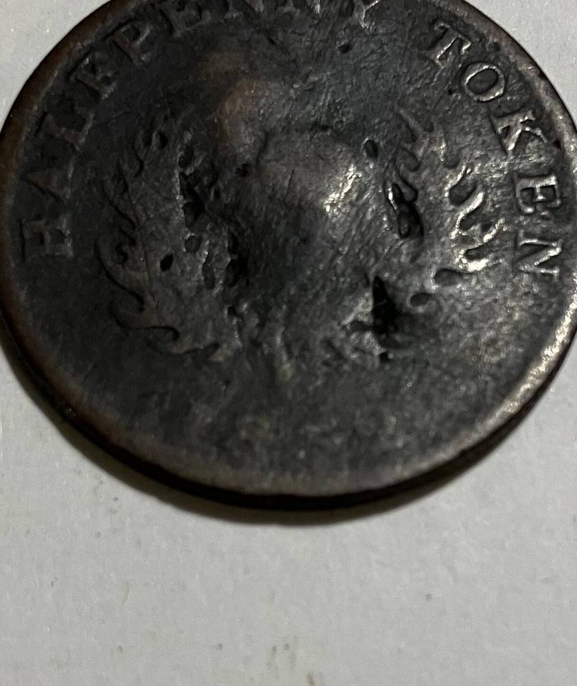 1832 Nova Scotia Half Penny