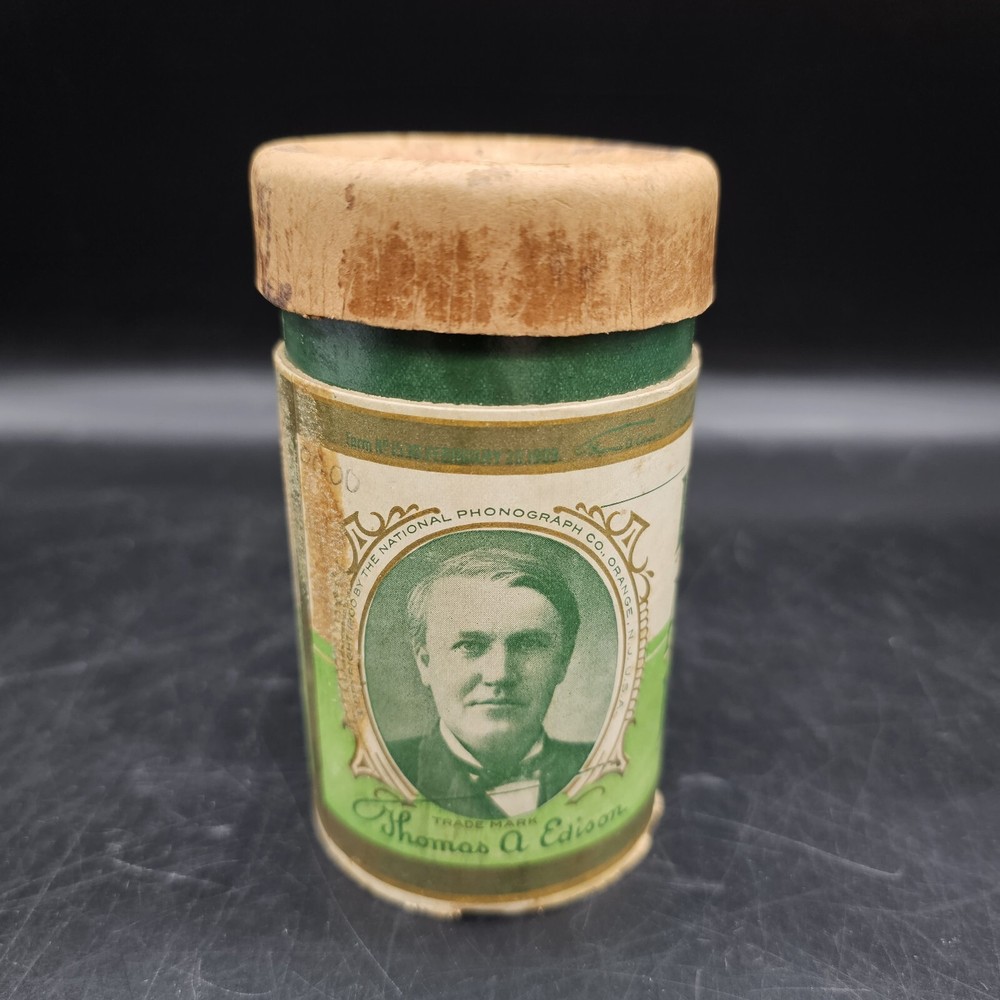 Edison Brown Wax Cylinder Record