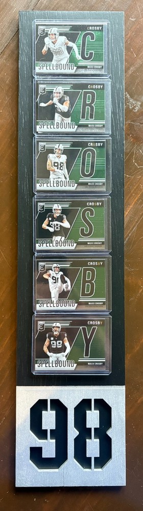 2024 Spellbound Maxx Crosby Complete Set with Display