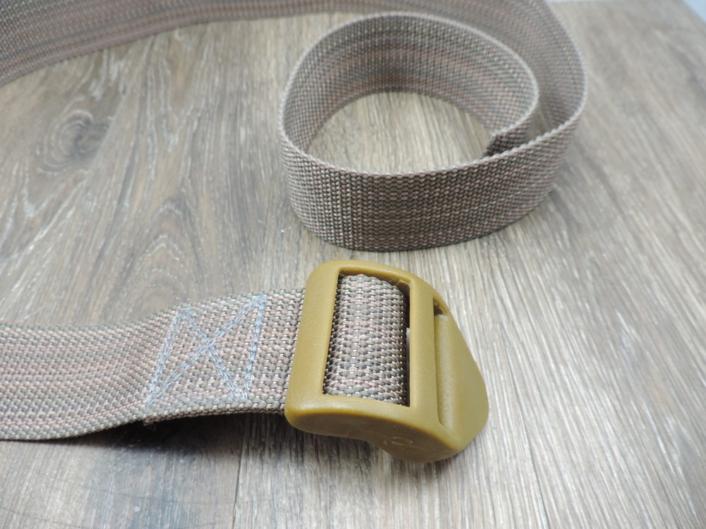 2" Brown Nylon Adjustable Web Belt 61" Length