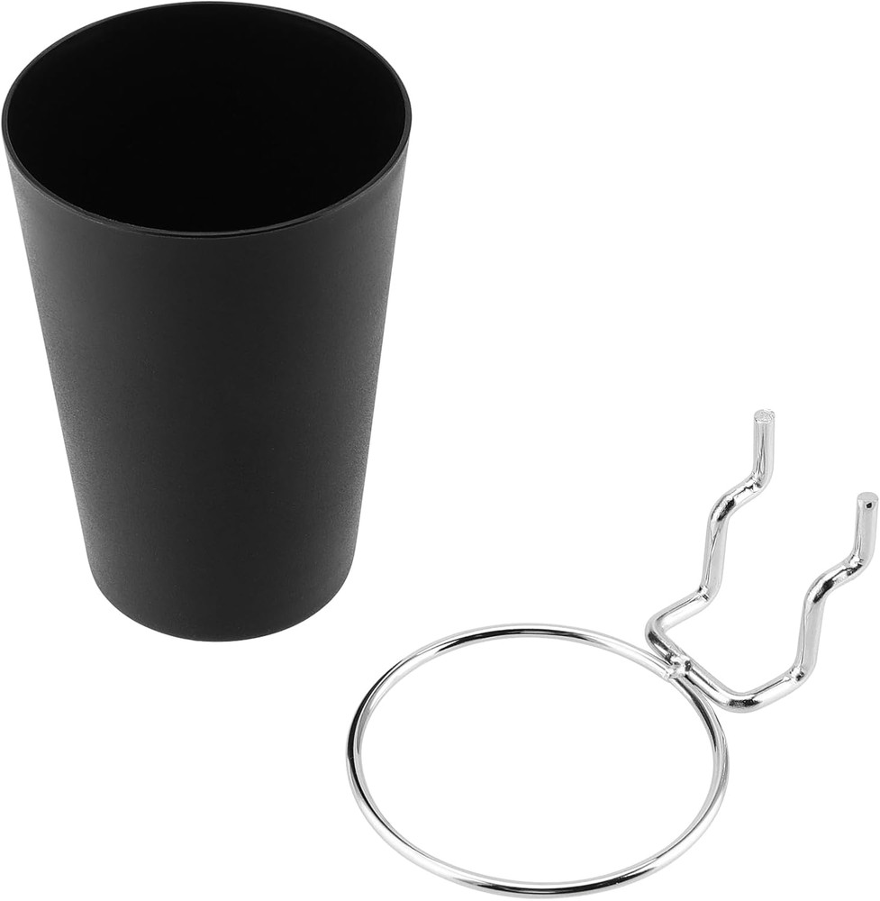 16 Set Pegboard Hooks with Pegboard CupsPeg Board Cups with Ring Black Pegboa...
