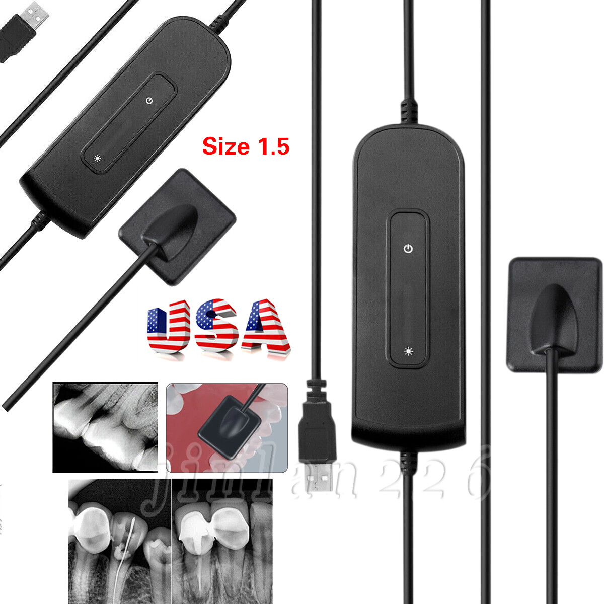 Intra Oral Rayos X Dental ray Sensor With SoftwareImage Sensor Size 2
