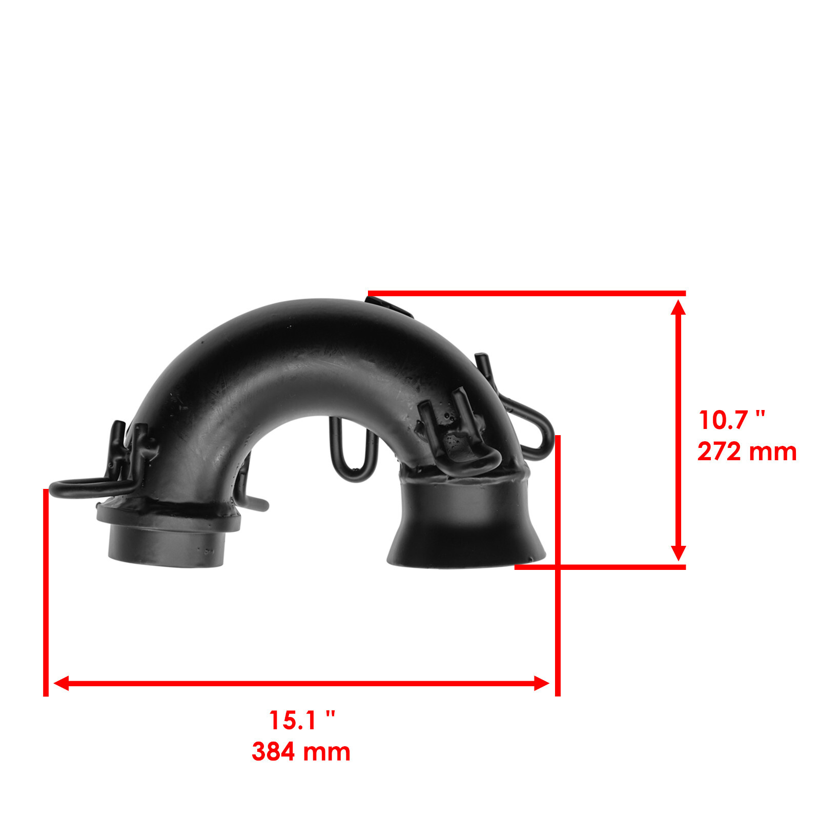 Caltric Exhaust Muffler Kit For Polaris Ranger Crew 800 4x4 2010-2014