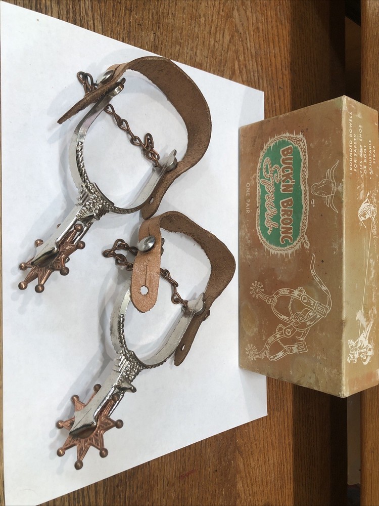 Buck’N Bronc Spurs In Box. Fast Ship.