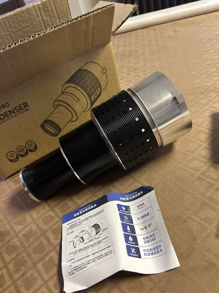 LED Projection Beam Tube / Gobo Projector – MM-06PRO – Complete Set