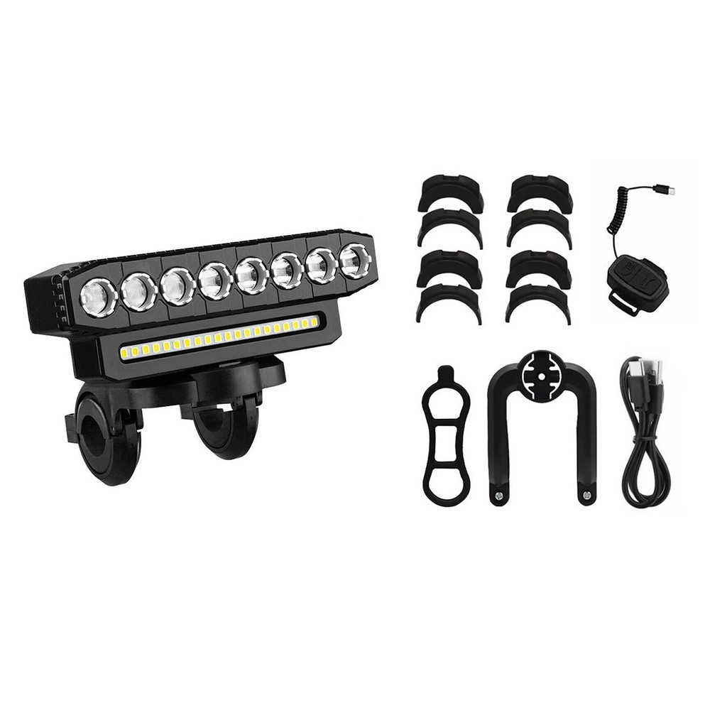 Bicycle Front Headlight Super Bright LED Bike Light Support Power Bank Function