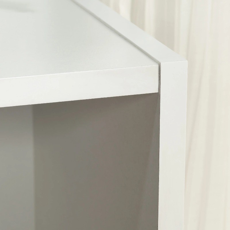 Sauder Beginnings 3-Shelf Bookcase, Soft White Finish