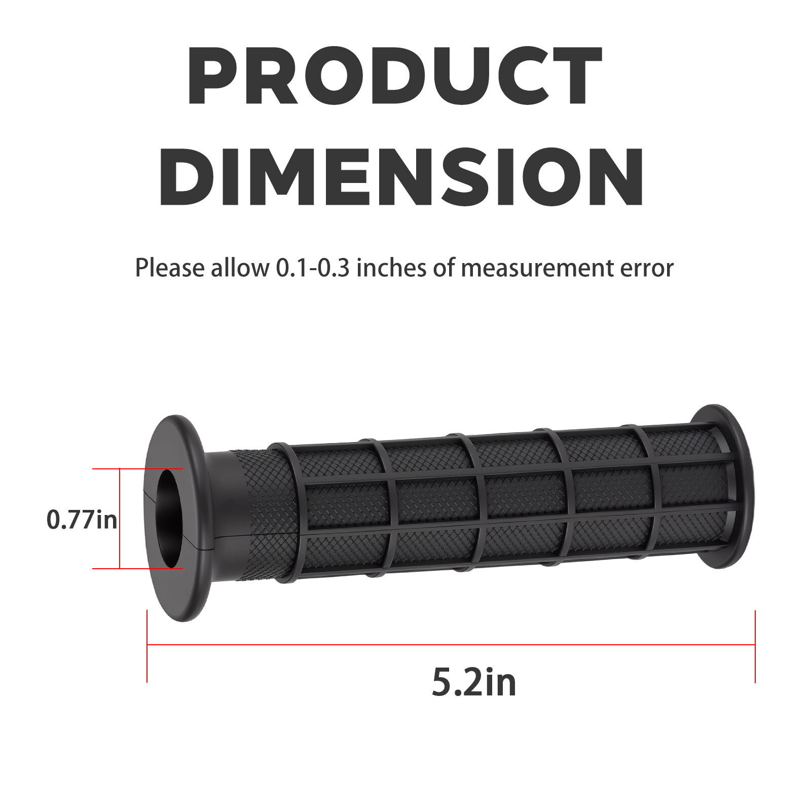 2 Handle Grips 53165-958-010 For Honda Rancher 350 TRX350FE/FM/TE/TM 2000-2006