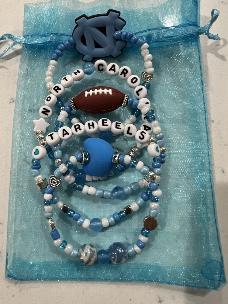NC Tarheels Friendship Bracelets! (5)