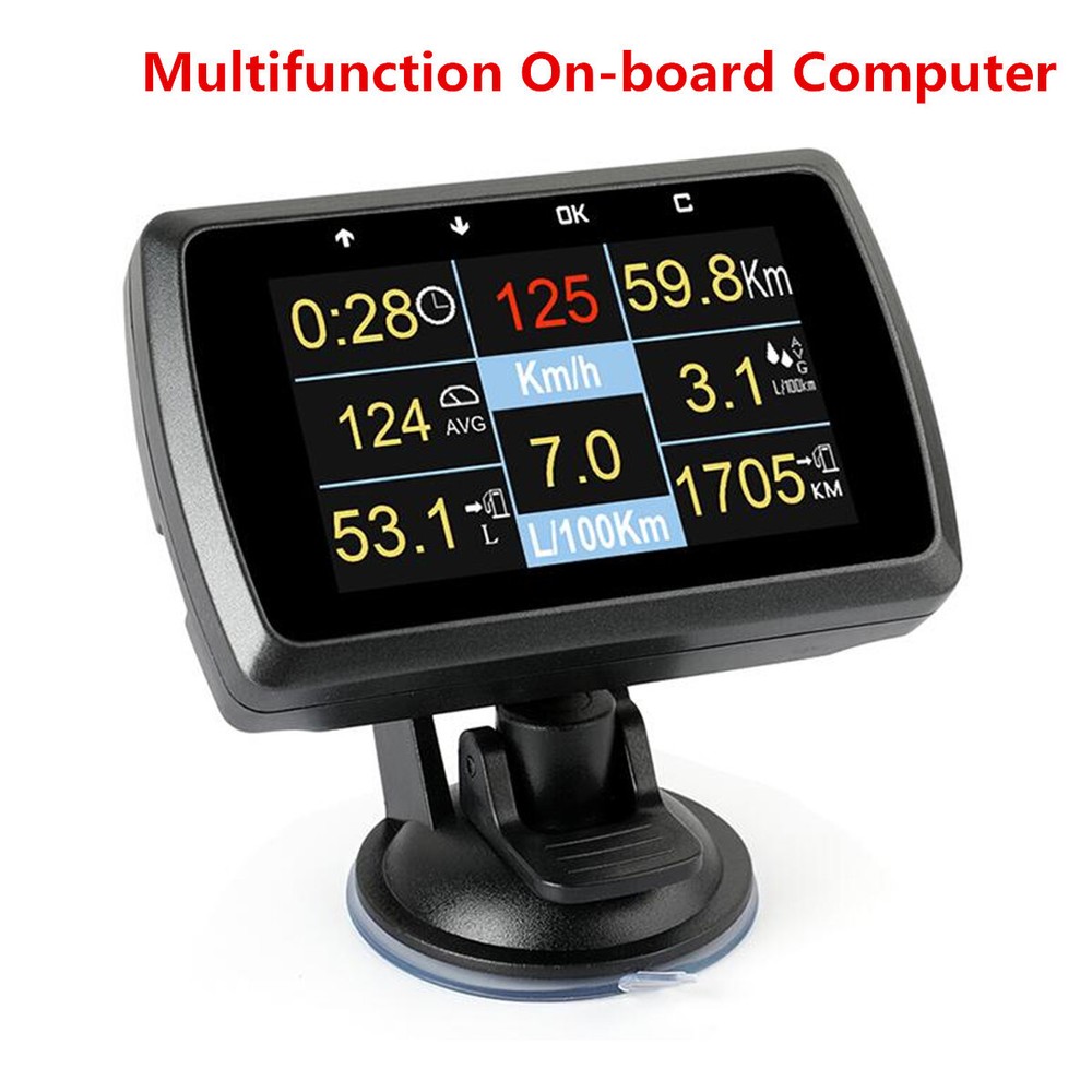 Car OBD OBD2 HUD Digital Meter Speedometer Engine Fault Code Alarm Display A501C