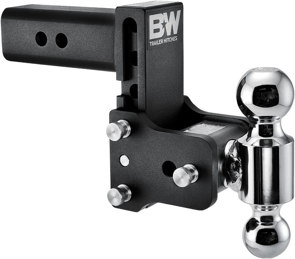 B&W Trailer Hitches Tow & Stow Adjustable Hitch Ball Mount - TS20037B
