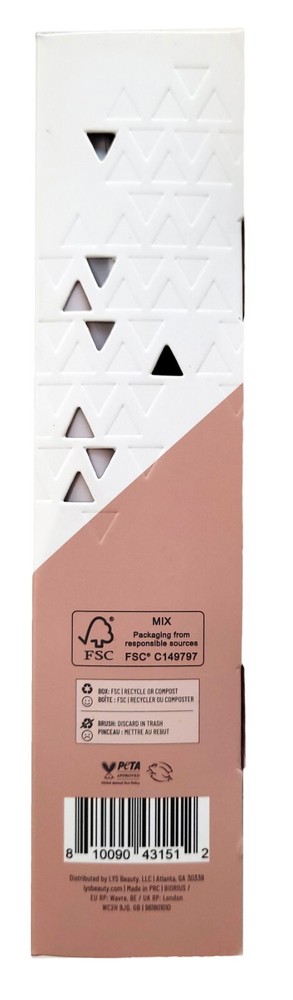 LYS Complexion Brush Duo, Foundation and Sculpting-Bronzing Collection