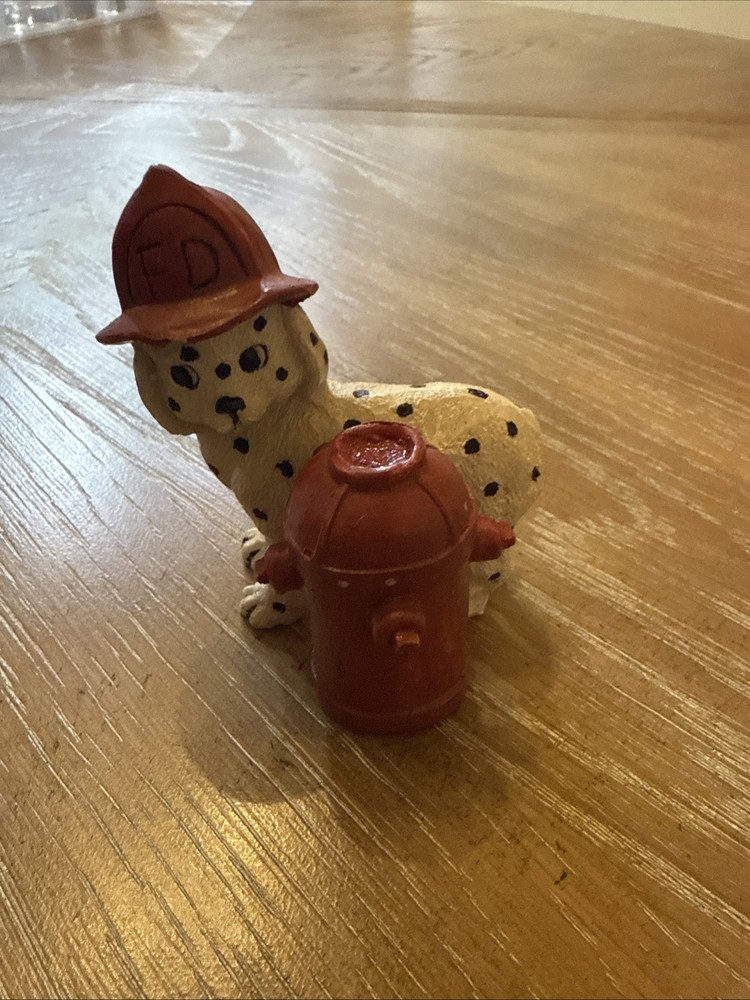 Dalmation, And Fire Hydrant Tail Missing 90’s Fire Dept