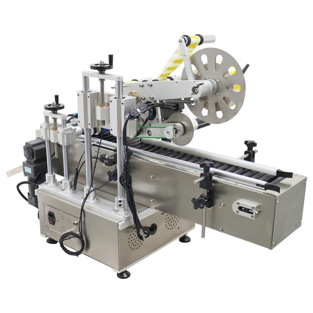 Auto Horizontal Labeling Machine Tabletop Conveyor Roller Labeler 0.59-1.18"